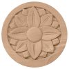 3-1/2"W x 3-1/2"H x 1/2"P Bedford Rosette