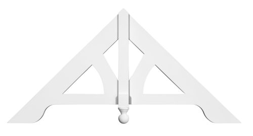 Fypon GPA86X32 Smooth Arched Gable Pediment