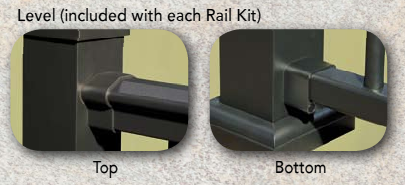 Afco Series 125 Level Rail Mounting Bracket Set