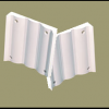 Afco 6", 8", 10" Round Fluted Aluminum Column Hand Rail Bracket Adaptors