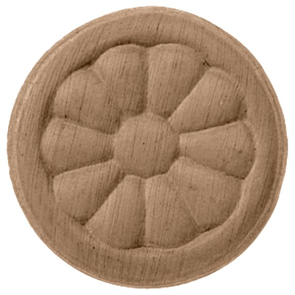 2-3/4"W x 2-3/4"H x 1/4"P Reese Rosette