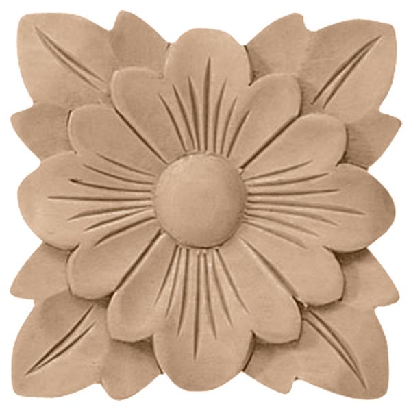 2-3/4"W x 2-3/4"H x 1/4"P Springtime Rosette