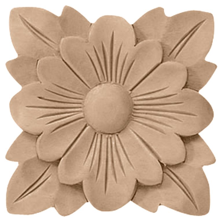2-3/4"W x 2-3/4"H x 1/4"P Springtime Rosette