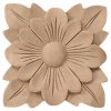 3-1/2"W x 3-1/2"H x 1/2"P Springtime Rosette
