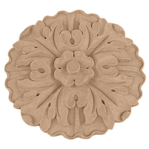 2-3/4"W x 2-3/4"H x 1/2"P Kent Rosette