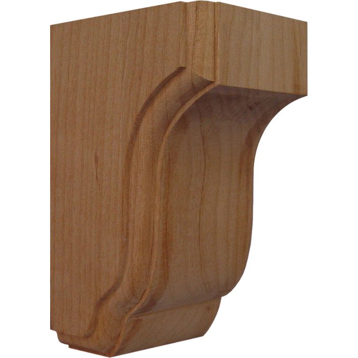 2-1/2"W x 2-3/4"D x 4-1/2"H Capistrano Mission Wood Corbel