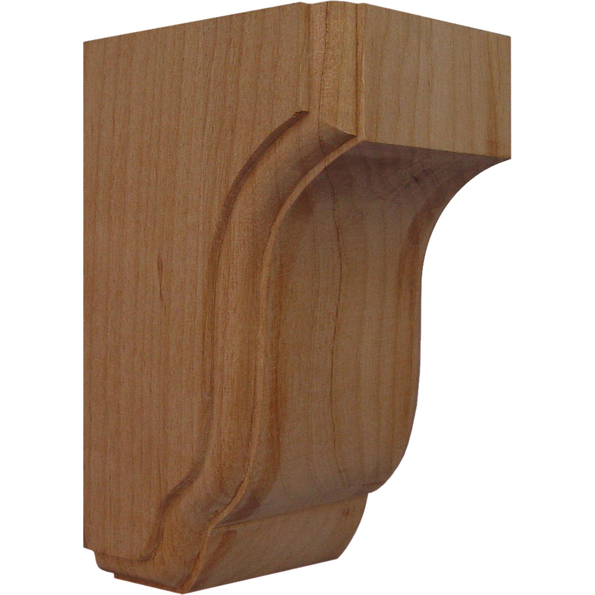 2-1/2"W x 2-3/4"D x 4-1/2"H Capistrano Mission Wood Corbel