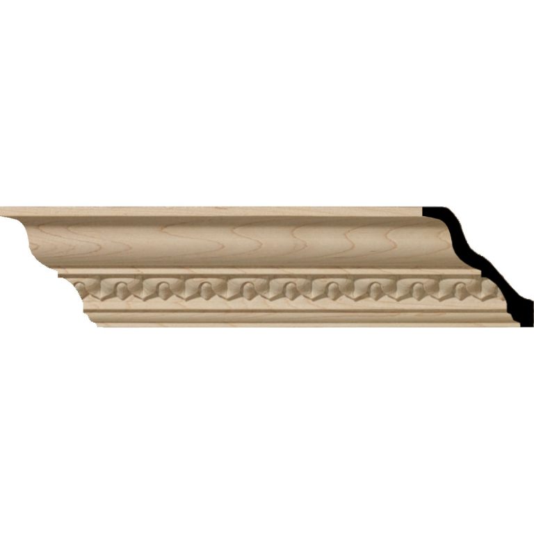 2-1/2"H x 2-3/4"P x 3-1/4"F x 96"L Lanarkshire Wood Crown Moulding