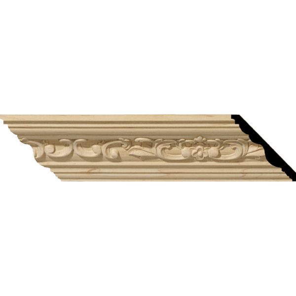 2-1/4"H x 2-3/8"P x 3-1/4"F x 96"L Medway Wood Crown Moulding