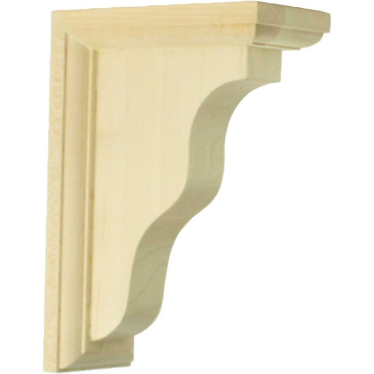 2-1/4"W x 5"D x 7"H Hamilton Traditional Wood Bracket