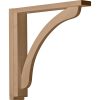2-1/2"W x 12-3/4"D x 12-1/4"H Traditional Shelf Wood Bracket