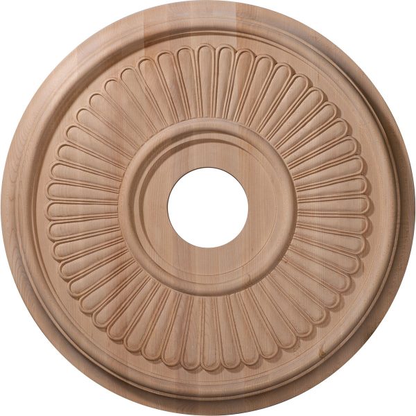16"OD x 1-1/8"P Carved Berkshire Ceiling Medallion
