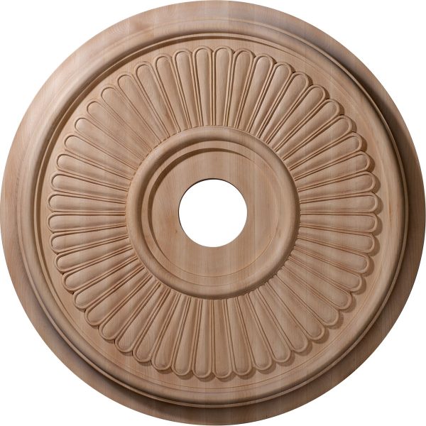 24"OD x 2-1/4"P Carved Berkshire Ceiling Medallion