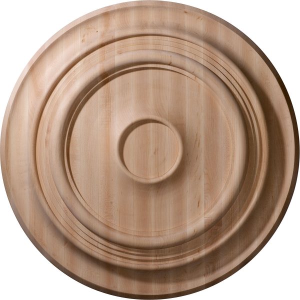 24"OD x 2-1/4"P Carved Traditional Ceiling Medallion
