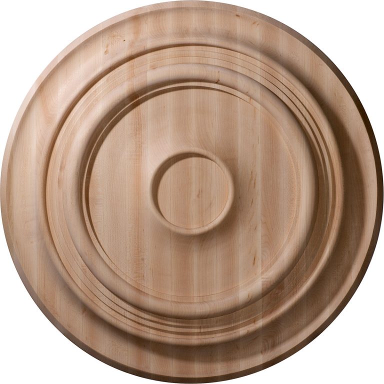 24"OD x 2-1/4"P Carved Traditional Ceiling Medallion