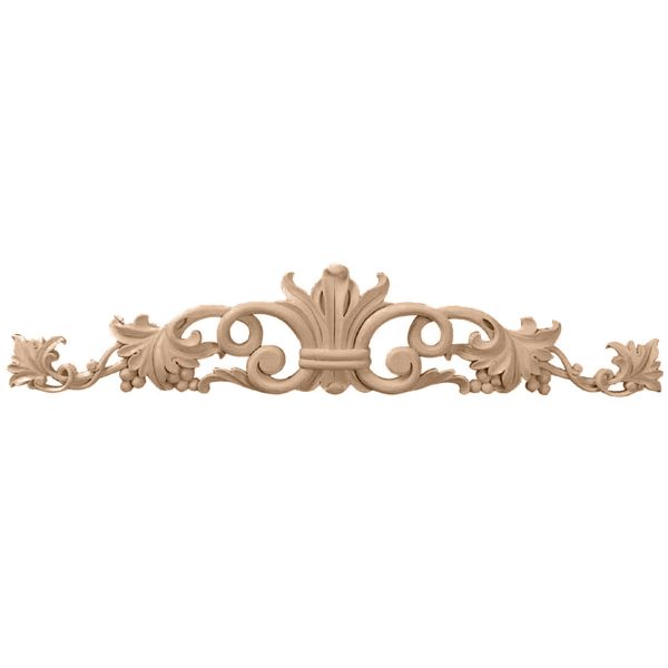 24-1/2"W x 5-1/8"H x 3/4"D Medium Marseille Center with Scrolls