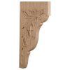 1-3/4"W x 7-3/4"D x 14"H Acanthus Wood Bracket