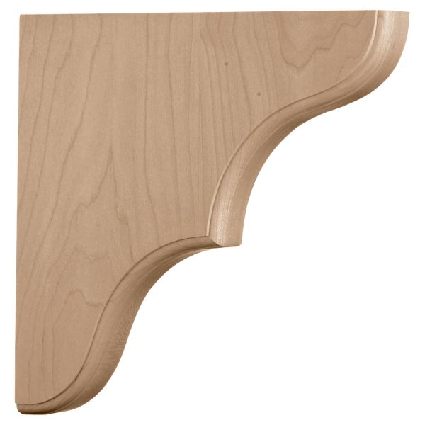 1-3/4"W x 7-1/2"D x 7-1/2"H Stratford Wood Bracket