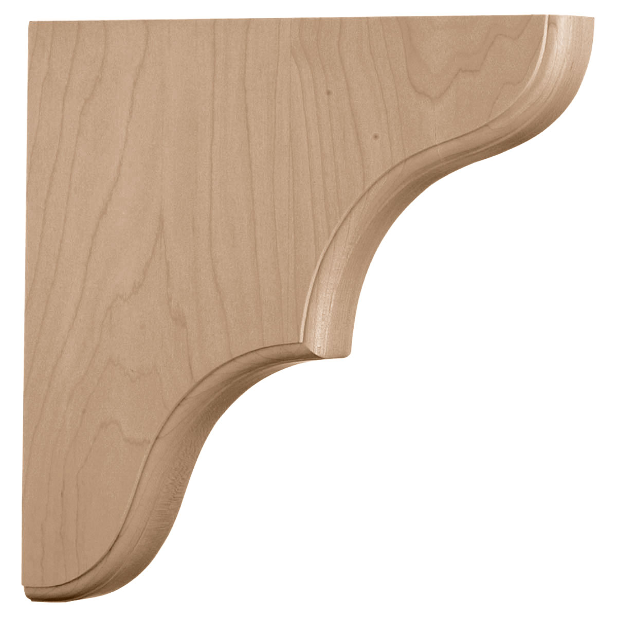 1-3/4"W x 7-1/2"D x 7-1/2"H Stratford Wood Bracket