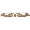 29-3/4"W 4-1/2"H x 1-1/4"D Acanthus Leaf Wood Onlay