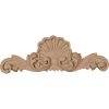 26-3/4"W x 1-3/4"D x 9-1/2"H Shell Wood Onlay