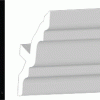 4-1/2" No-Nail Crown for Vaulted Ceilings Pre-Cut MATCHING CORNERS for (NN453V)