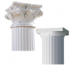 Afco Caps & Bases for Round and Fluted Square Aluminum Columns