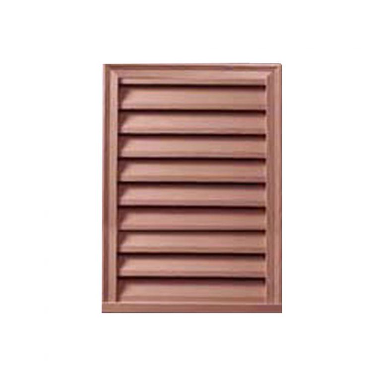 Fypon Decorative Stainable Brickmould Style Rustic Vertical Louver