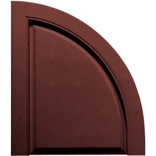 14.75 Inch x 17 Inch Quarter Round Arch Solid (Per Pair)