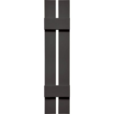 Specialty 7 3/4" Spaced 2-Board Vinyl Board-N-Batton Shutters w/ Shutter-Lok fasteners & color-matched screws (Pair)