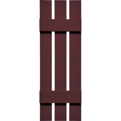 Standard 12" 3-Board Spaced w/ Shutter-Lok fasteners & color-matched screws (Pair)