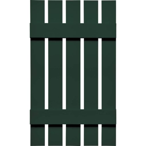 Specialty 20-1⁄2" 5-Board Spaced Board-N-Batton Shutters w/ Shutter-Lok fasteners & color-matched screws (Pair)