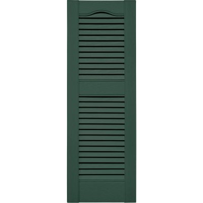 Standard Open Louver Shutter w/ Shutter-Lok fasteners & color-matched screws (Pair)