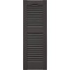 Speciality Cathedral Top Center Mullion Open Louver w/ Shutter-Lok fasteners & color-matched screws (Pair)