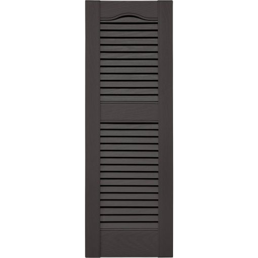 Speciality Cathedral Top Center Mullion Open Louver w/ Shutter-Lok fasteners & color-matched screws (Pair)