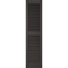 Speciality Straight Top Center Mullion Open Louver w/ Shutter-Lok fasteners & color-matched screws (Pair)