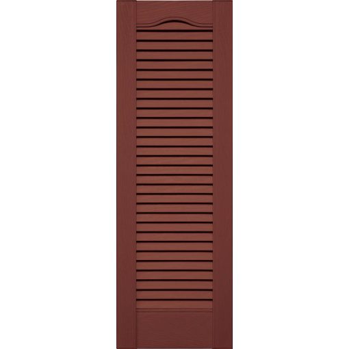 Speciality Cathedral Top All Louver w/ Shutter-Lok fasteners & color-matched screws (Pair)