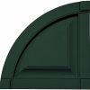 14.75 Inch x 14.75 Inch Quarter Round Arch Top Raised Panel (Per Pair)