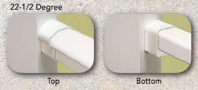 Afco Series 100 22-1/2 Level Rail Mounting Bracket Set