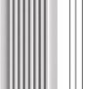 #005616 Fluted Polyurethane Pilaster 2-7/8" x 8-7/8" x 56-3/16"