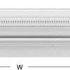 #005619 Scrolled Crosshead 7-9/16" x 13-5/8" x 45"
