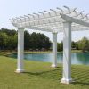FGP1616SQ 16' x 16' Fiberglass Pergola with Square Columns