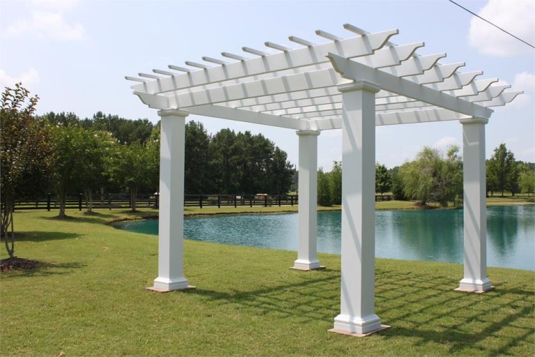 FGP1212SQ 12' x 12' Fiberglass Pergola with Square Columns