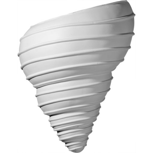 SCO10X05X12SH 10-1/8"W x 5-1/2"D x 12-1/2"H Spiral Shell Wall Sconce
