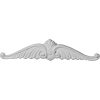 ONL10X02X01WI 10-5/8"W x 2-1/4"H x 3/4"P Wings Center Onlay