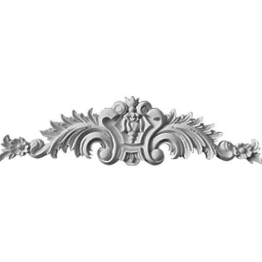 APL11X02X01SC 11-1/2"W x 2-7/8"H x 3/4"P Small Scroll Center with Scrolls