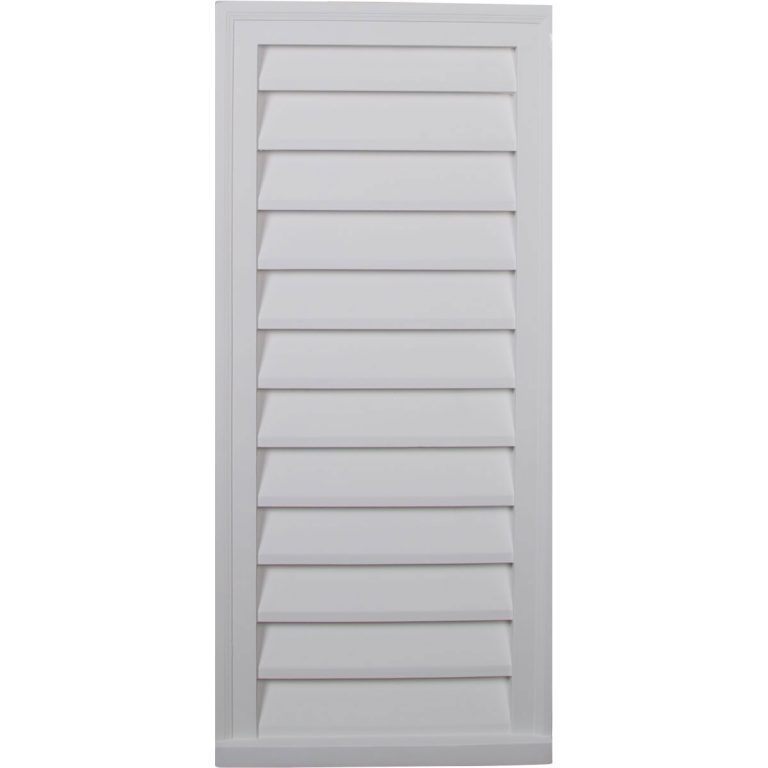 GVVE16X36D 16"W x 36"H Vertical Gable Vent Louver,Decorative