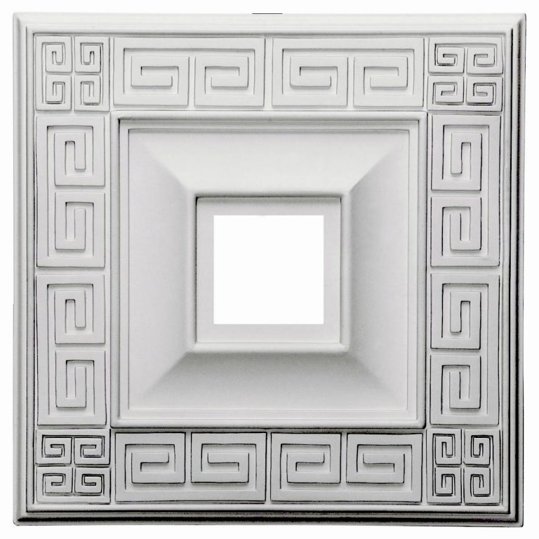 CM18ER 18"W x 18"H x 3-1/2"ID x 1-1/8"P Eris Ceiling Medallion (Fits Canopies up to 5")