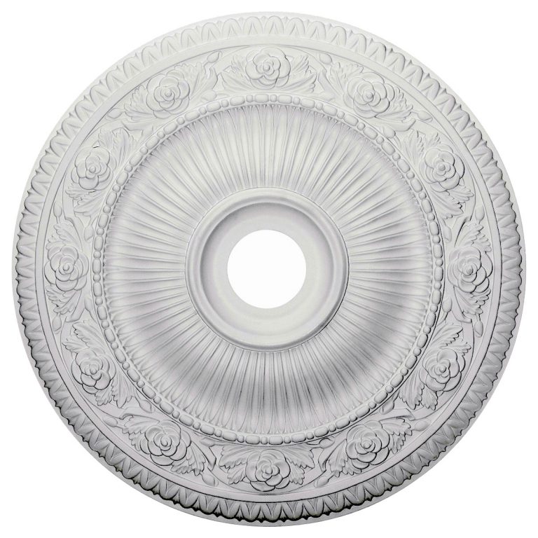CM24LO1 24-1/4"OD x 3-7/8"ID x 2"P Logan Ceiling Medallion