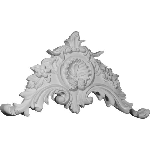 APL28X15X02SH 28-3/4"W x 15-1/8"H x 2-7/8"P Large Shell Center with Scrolls
